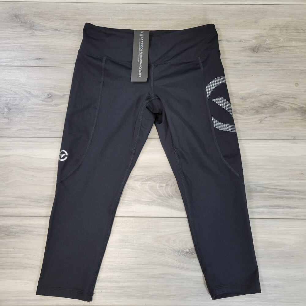 Virus Leggings Women's XS Black Action Sport Performance New